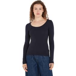 Tommy Hilfiger Modern Scoop Neck Long Sleeve T-Shirt DESERT SKY