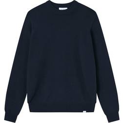 Les Deux Gary Cotton Knit Mørk navy