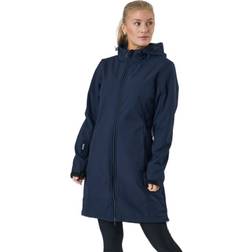 Whistler Zadie W Long Softshell Jacket Navy Blazer, Female, Tøj, jakker, Blå