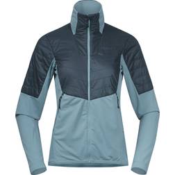 Bergans Women's Senja Midlayer Jacket, XS, Smoke Blue/Orion Blue