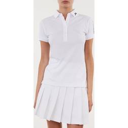 J.Lindeberg Tour Tech Golf Halbarm Polo weiß