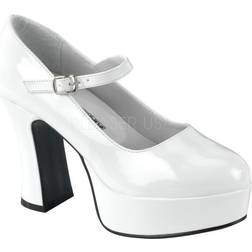 Plateau schuhe weiss