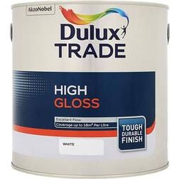 Dulux Trade High Gloss Wood Paint White 2.5L