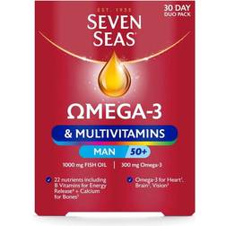 Seven Seas Omega-3 Multivitamins Man 50 plus Day Duo