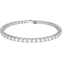 Swarovski Matrix Tennis Bracelet - Silver/Transparent