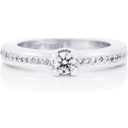 Efva Attling Heart To Heart Ring 0.19 ct White Gold