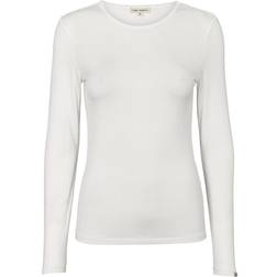 Esmé Studios Esmé Studios Penelope LS O-neck Slim T-shirt White