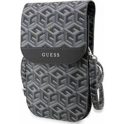 Guess universell handy tasche umhängetasche schutz gcube stripe schwarz