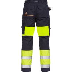 Fristads Flamestat Hi Vis Bukser Dame - Gul/Marine