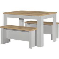 Birlea Highgate Dining Table 118x85cm 3pcs