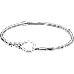 Pandora Moments Infinity Knot Snake Link Bracelet - Silver