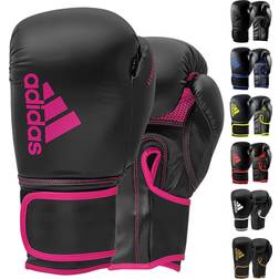 adidas Boxhandske Hybrid 80 Svart-Rosa 6 oz