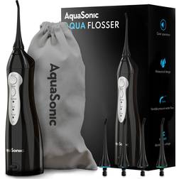 AquaSonic Aqua Flosser Professional Rechargeable Water Flosser with 5 Tips