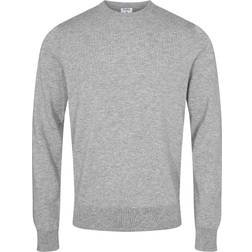 Filippa K Cotton Merino Basic Sweater Light Grey Melange