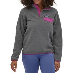 Patagonia LW Synch Snap-T Fleece Sweater amaranth pink