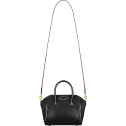 Givenchy Antigona Toy Bag In Box Leather - Black/Red