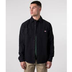 Dickies Men's Relaxed Fit Duck Canvas Shirt C401 Stone Washed Black