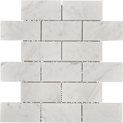 Altair Burgos Carrara Marble Rectangle Mosaic Floor and Wall Tile 11