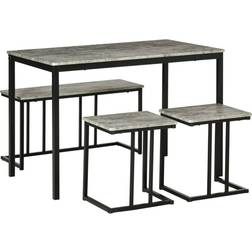 Homcom Concrete Dining Set