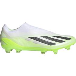 adidas X Crazyfast.1 LL FG - Cloud White/Core Black/Lucid Lemon