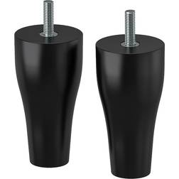 IKEA Kabbarp Black Bordsben 10cm 2st