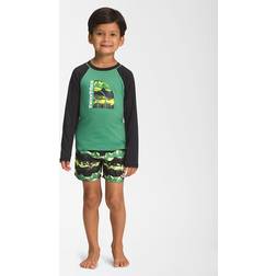 The North Face Kids' Amphibious Sun Two-Piece Set, Boys' 5, Deep Grass Green