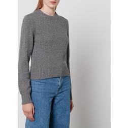 Ami Paris De Coeur Logo Cashmere-Blend Jumper