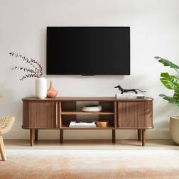 modway Contour Walnut TV Bench