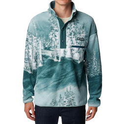 Columbia Helvetia Streetwear Fleece Men - Night Wave Solar Ski Print