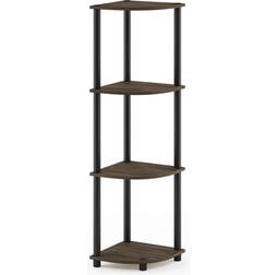 Furinno Turn-N-Tube 4-Tier Corner Shelving System