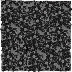 Apollo Tile Black Pebble Polished and Honed Glass Mosaic Tile 4.83 sq. ft./Case