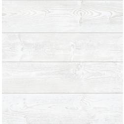 Scott Living Urban Shiplap Self Adhesive WallpaperÂ White