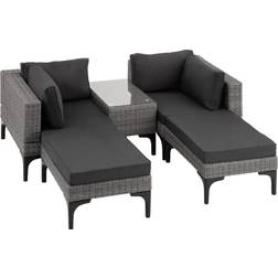 tectake Rattan Outdoor Lounge Set