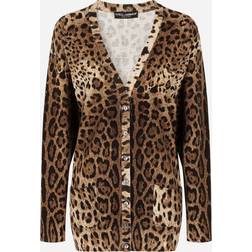 Dolce & Gabbana Leopard-print cashmere cardigan leo_new