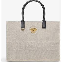 Versace Tote Bags La Medusa Tote beige Tote Bags for ladies