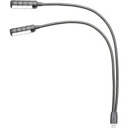 Adam Hall LED Dual Gooseneck Lamp With USB Connector SLED 2 ULTRA USB