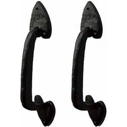 Renovators Supply Pulls Wrought Iron Heart Shaped Pack of 2