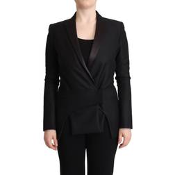 Costume National Black Long Sleeves Double Breasted Women's Jacket