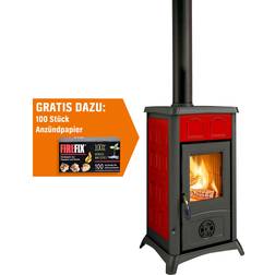 Kaminofen nordica extraflame gemma bordeaux 6 kw