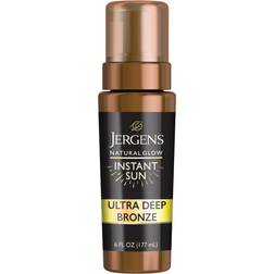 Jergens Natural Glow Instant Sun Sunless Tan Mousse Ultra Deep Bronze 177ml