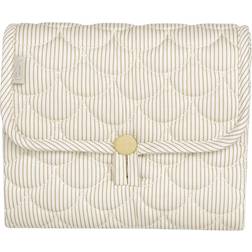 Cam Cam Copenhagen Matelas à langer matelassé classic stripes camel Multicolore