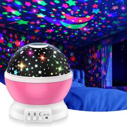 Star Projector: DEVRNEZ 360 Degree Rotating Moon Star Night Light