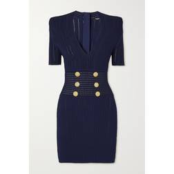 Balmain Mesh dress navy