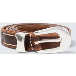 Our Legacy Brown Pin-Buckle Belt