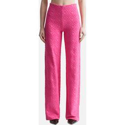 Marine Serre MOON SPONGE JACQUARD LOUNGE PANTS Pink