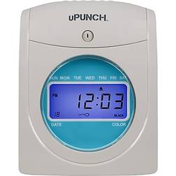 uPunch Auto-Align Digital Time Clock Bundle, White SB1200 White