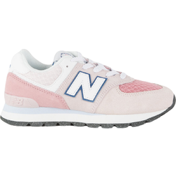 New Balance Little Kid's 574 - Hazy Rose/Atlantic Blue