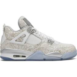 Nike Air Jordan 4 Retro M - White/Chrome/Metallic Silver