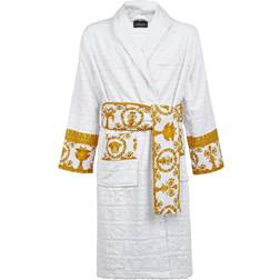 Versace Barocco Terry Robe - White