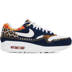 NIKE Air Max 1 Premium M - Medium Blue/University Gold/Picante Red/White